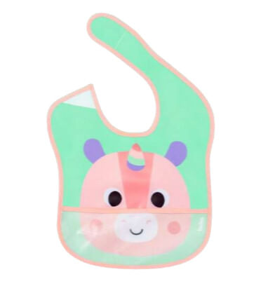 BABADOR COM BOLSO BUBAZOO UNICORNIO # 17076 - BUBA