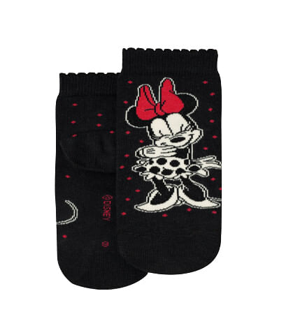 MEIA DISNEY MINNIE - TAMANHO 24 AO 35 # 02300-268 - LUPO