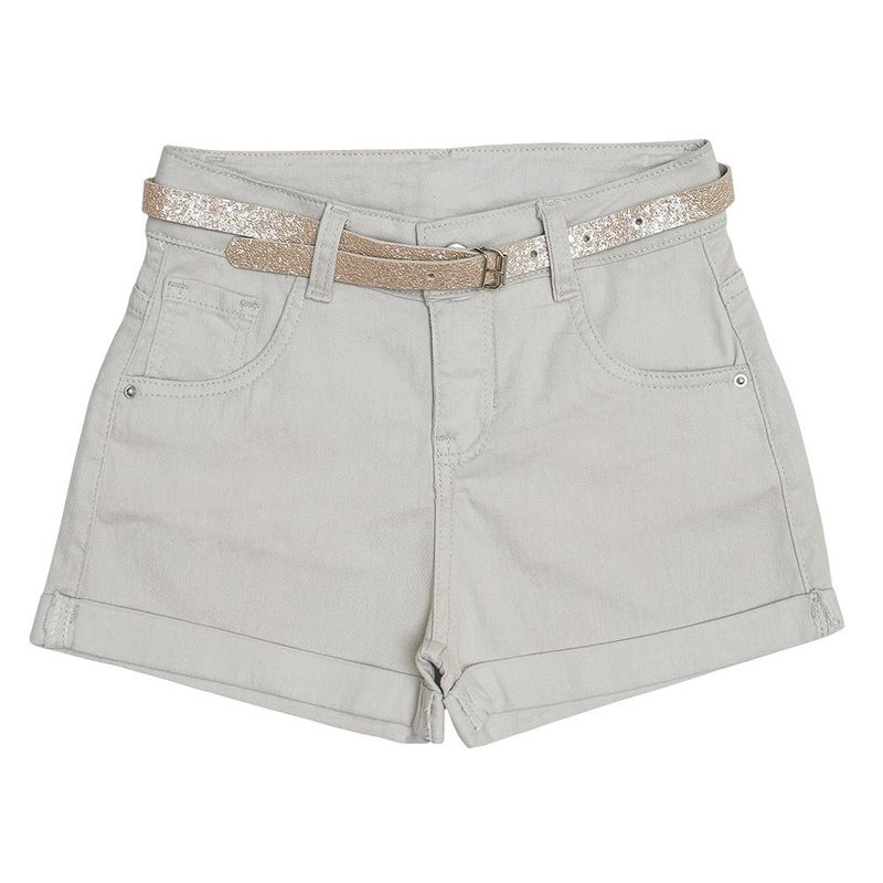 DREAM Shorts Feminino de Sarja com Elastano