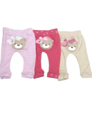 KIT CULOTE SARUEL SEM PÉ - 3 UNIDADES - TAMANHO RN AO G # 4311N - KORTE  REKORTE