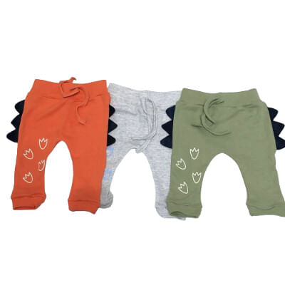 KIT CULOTE SARUEL SEM PÉ - 3 UNIDADES - TAMANHO RN AO G # 4353N - KORTE REKORTE