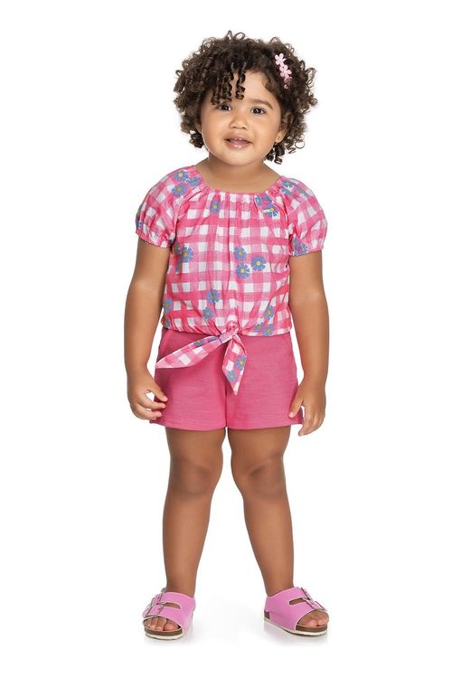 CONJUNTO INFANTIL - FEMININO - TAMANHO 4 AO 8 # 231852 - ELIAN