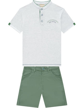 CONJUNTO INFANTIL - MASCULINO -  TAMANHO 4 AO 8 # 15508 - MILON