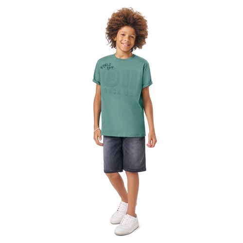 CAMISETA JUVENIL - MASCULINO - TAMANHO 10 AO 18 # 81713 - LEMON