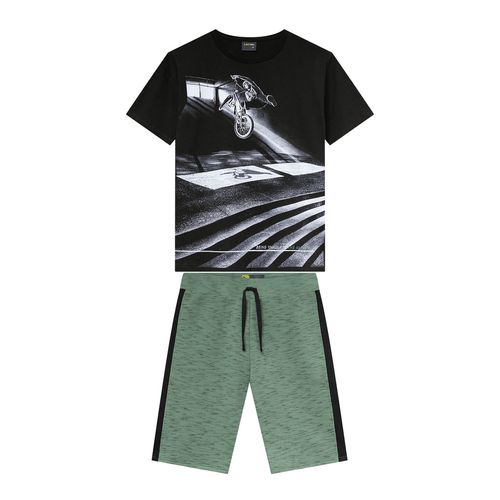 CONJUNTO JUVENIL - MASCULINO - TAMANHO 10 AO 16 # 81741 - LEMON
