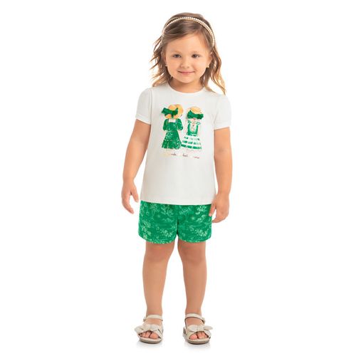 CONJUNTO INFANTIL - FEMININO - TAMANHO 4 AO 8 # 15336 - MILON
