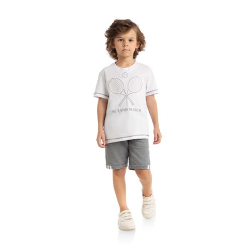 CONJUNTO INFANTIL - MASCULINO - TAMANHO 4 AO 8 # 15504 - MILON