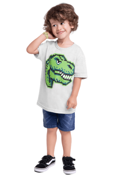 CAMISETA INFANTIL - MASCULINO - TAMANHO 2 AO 3 # 112665 - KYLY