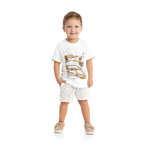 CONJUNTO INFANTIL - MASCULINO - TAMANHO 4 AO 8 # 15444 - MILON