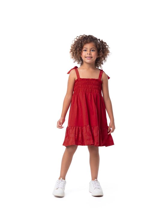 VESTIDO INFANTIL - FEMININO - TAMANHO 4 AO 8 # 1000113039 - MALWEE