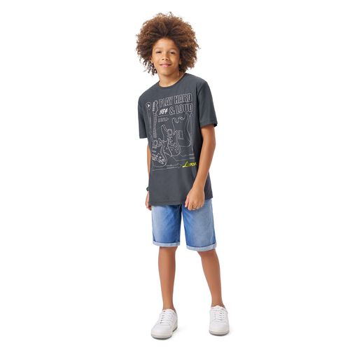 CAMISETA JUVENIL - MASCULINO - TAMANHO 10 AO 16 # 81708 - LEMON