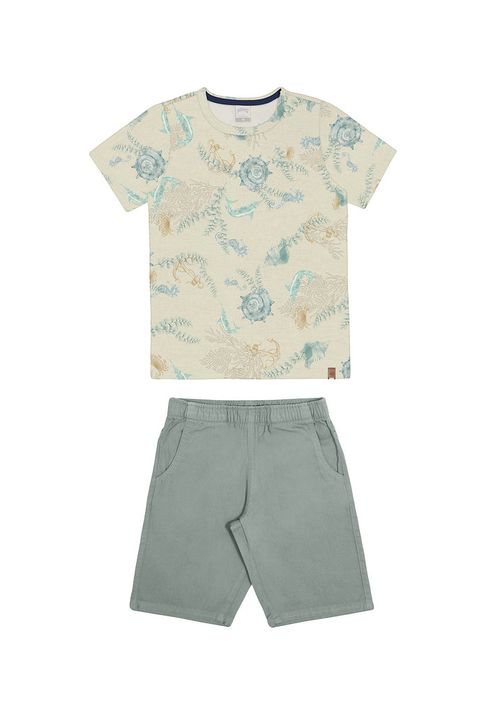 CONJUNTO INFANTIL - MASCULINO - TAMANHO 4 AO 10 # 45952 - LUNENDER ALAKAZOO