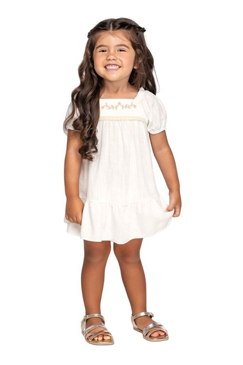 VESTIDO INFANTIL - FEMININO - TAMANHO 4 AO 8 # 73096 - COLORITTÁ