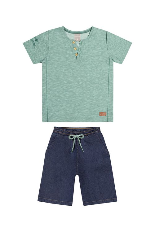 CONJUNTO INFANTIL - MASCULINO - TAMANHO 4 AO 8 # 74053 - COLORITTÁ