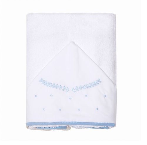 TOALHA DE BANHO FELPUDA - MAMI CLASSICOS FORRADA COM CAPUZ BORDADO 90CMX80CM # 318517 - PAPI