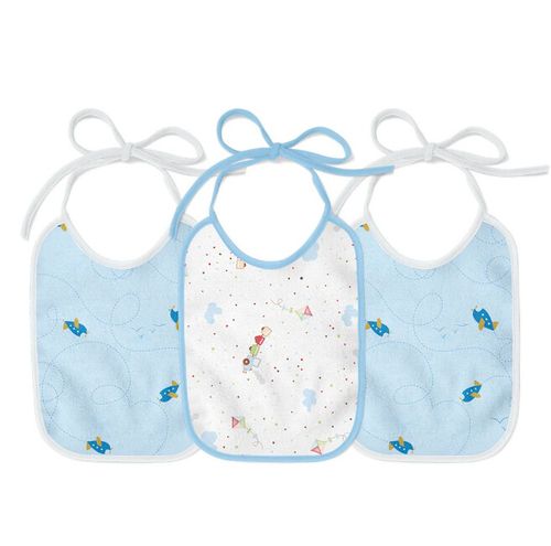 BABADOR FELPUDO ESTAMPADO - 25X19CM - 3 UNIDADES # 09380 - PAPI