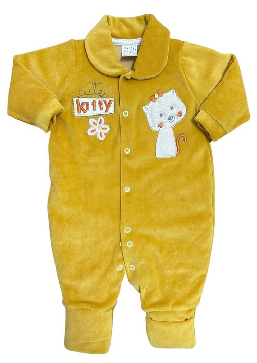 MACACÃO LONGO PLUSH - FEMININO - TAMANHO RN AO G # 2360 - PETUTINHA