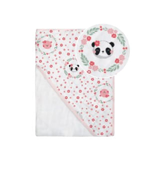 TOALHA DE BANHO SOFT COM CAPUZ KARINHO - 80X80CM # 193717 - PAPI