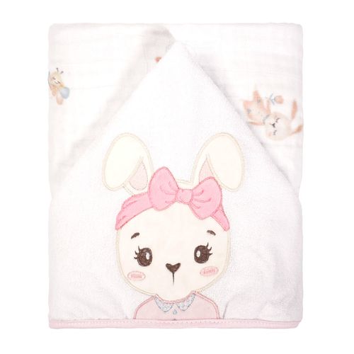 TOALHÃO COM CAPUZ BABY JOY SOFT - ESTAMPADO #  760775 - INCOMFRAL