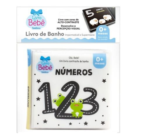 OLÁ, BEBÊ ! UM LIVRINHO CONTRASTE DE BANHO : NÚMEROS # 171135 - TODOLIVRO