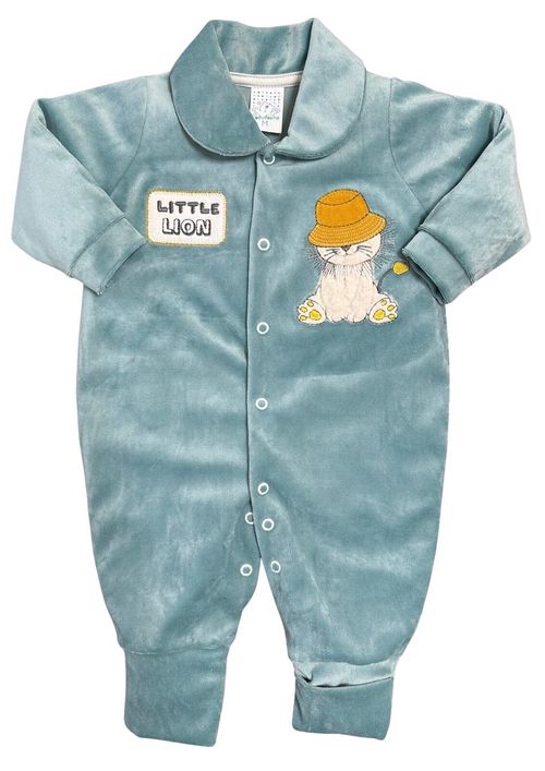 MACACÃO LONGO PLUSH - MASCULINO - TAMANHO RN AO G # 2353 - PETUTINHA