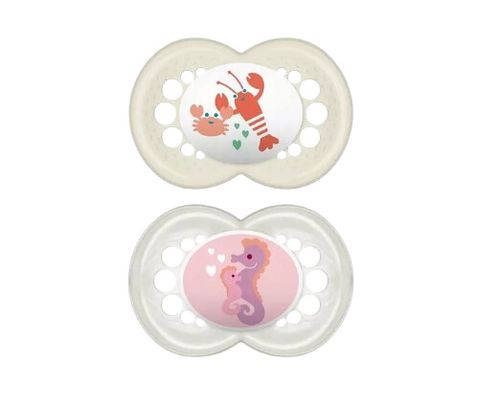 CHUPETA MAM  MOM & DAD GIRLS COM 2 # CH23322/2934 - MAM BEBE SAUDE