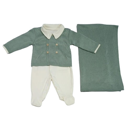 SAÍDA DE MATERNIDADE MARCELO - TAMANHO RN # 423092 - BABY DUFY