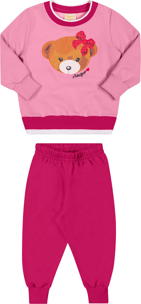 CONJUNTO INFANTIL - FEMININO - TAMANHO  P AO G # 27731 - ANGERÔ