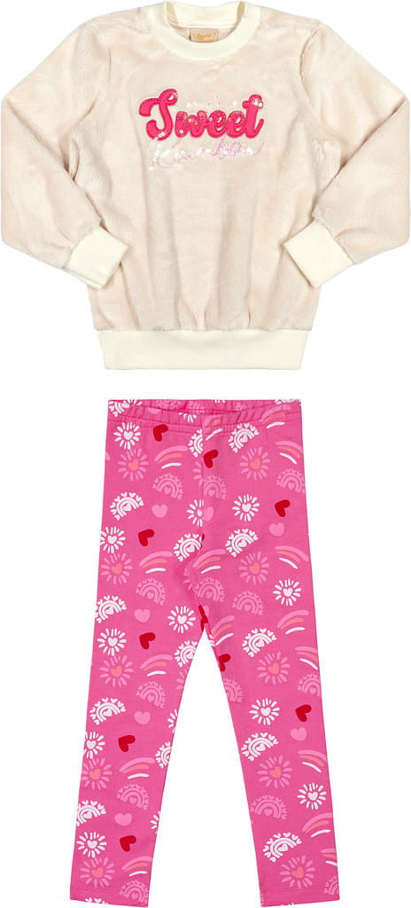 CONJUNTO INFANTIL - FEMININO - TAMANHO 1 AO 3 # 27745 - ANGERÔ