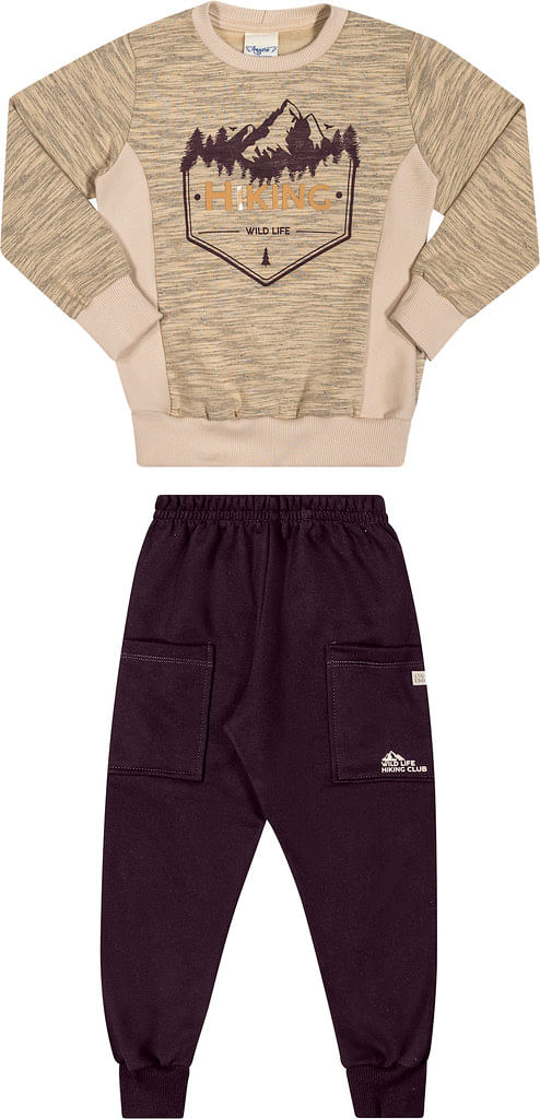CONJUNTO INFANTIL - MASCULINO - TAMANHO 1 AO 3 # 28598 - ANGERÔ
