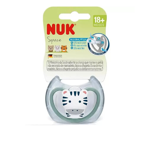 CHUPETA SPACE - MENINA - SILICONE - (+18MESES) # PA7349-3G - NUK