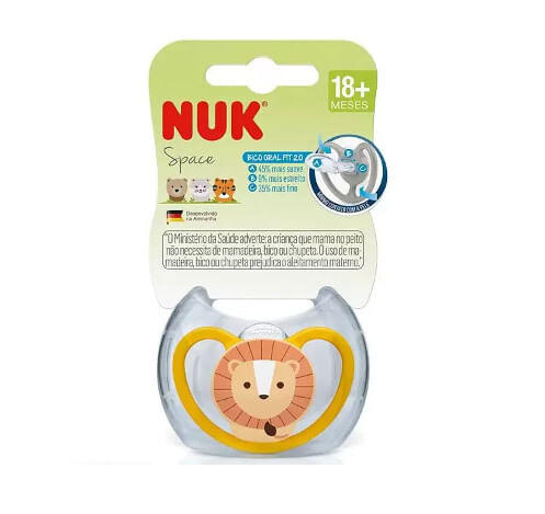 CHUPETA SPACE - MENINO - SILICONE - (+18MESES) # PA7349-3B - NUK