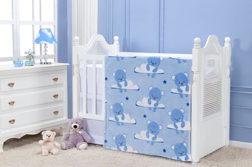 COBERTOR BABY FLANNEL URSO # BFURAIN202401 - ETRURIA
