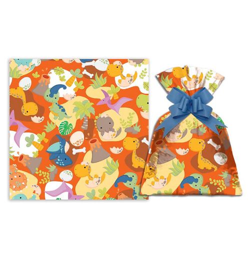 SAQUINHO PARA PRESENTE 30X45 - 50 UNIDADES - DINO # 1200-262 - GALA PAIS & FILHOS