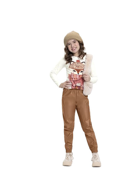BLUSA INFANTIL - FEMININO - TAMANHO 4 AO 10 # 67927 - LUNENDER ALAKAZOO