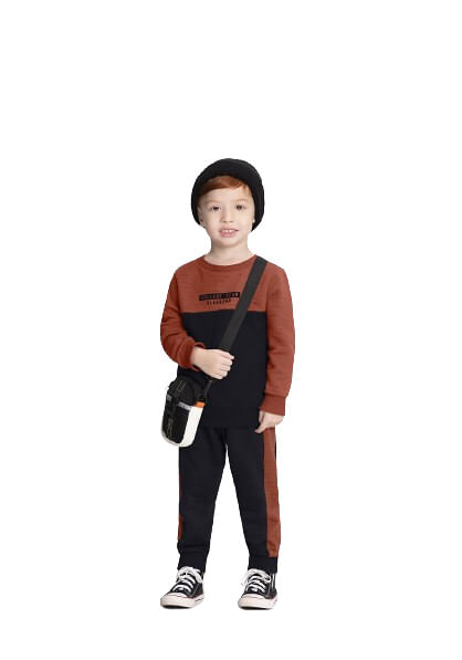 CONJUNTO INFANTIL - MASCULINO - TAMANHO 2 AO 3 # 66517 - LUNENDER ALAKAZOO