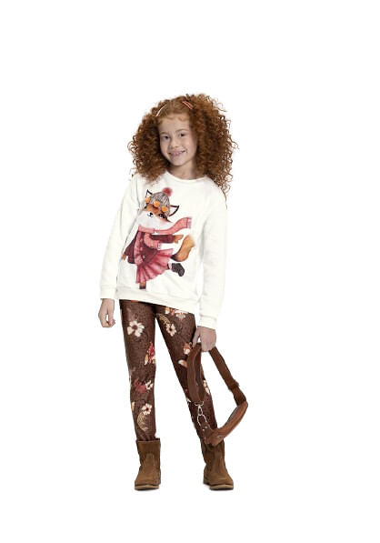 CONJUNTO INFANTIL - FEMININO - TAMANHO 4 AO 10 # 67884 - LUNENDER ALAKAZOO