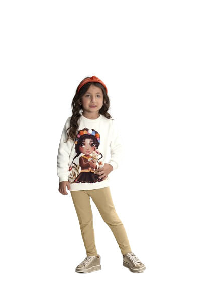 CONJUNTO INFANTIL - FEMININO - TAMANHO 2 AO 3 # 67942 - LUNENDER ALAKAZOO