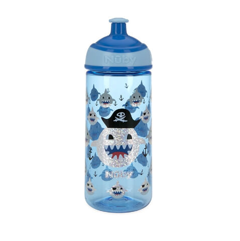 GARRAFINHA SQUEZE COM GLITER - 540ML # NB10671 - NUBY (CAJOVIL)