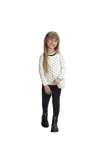 BLUSA INFANTIL - FEMININA - TAMANHO 4 AO 10 # 67932 - LUNENDER ALAKAZOO