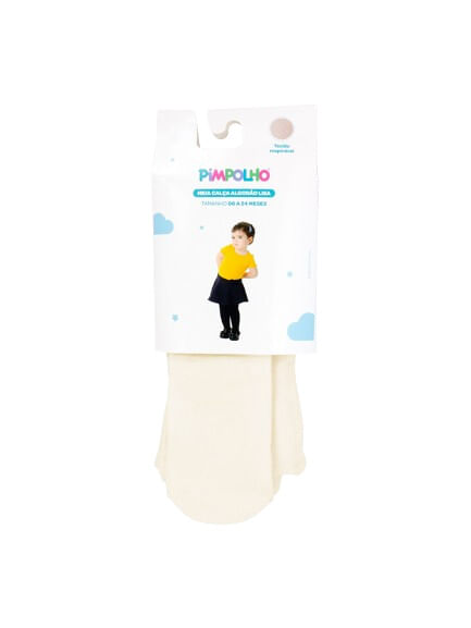 MEIA CALÇA ALGODÃO LISA - FEMININA - TAMANHO 06 AO 24 MESES # 0009909 - PIMPOLHO