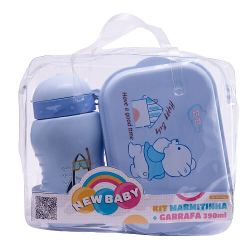 KIT MARMITA + GARRAFINHA 390ML # 1253 - NEW BABY