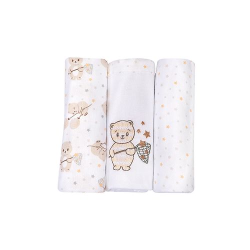 KIT CUEIRO ROLINHO - 3 UNIDADES -BABY NICE # 5404 - MINASREY