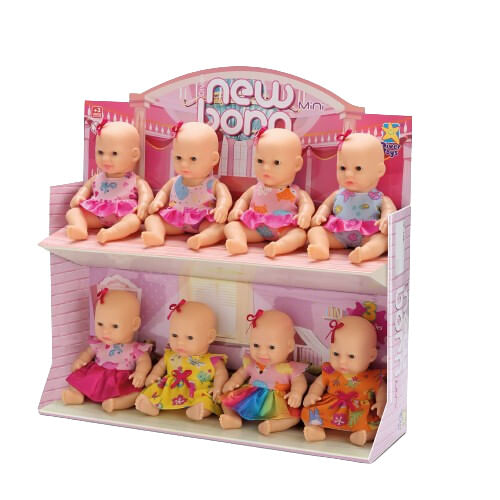 DISPLAY DIVER BONECA NEW BORN - 8 UNIDADES # 8236 - DIVERTOYS