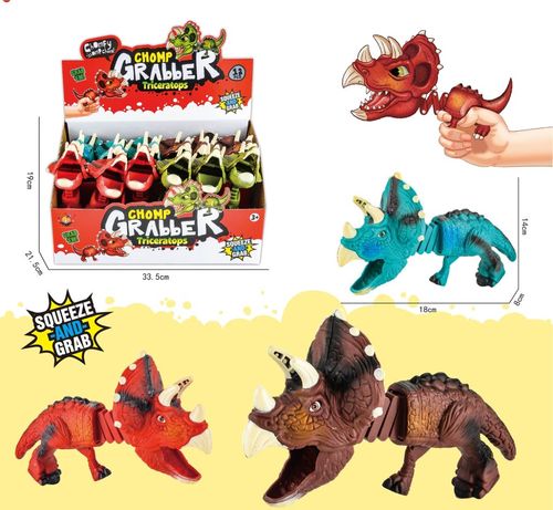 DISPLAY DINO PEGADOR  - 12 UNIDADES # 420204205 - COLORIA