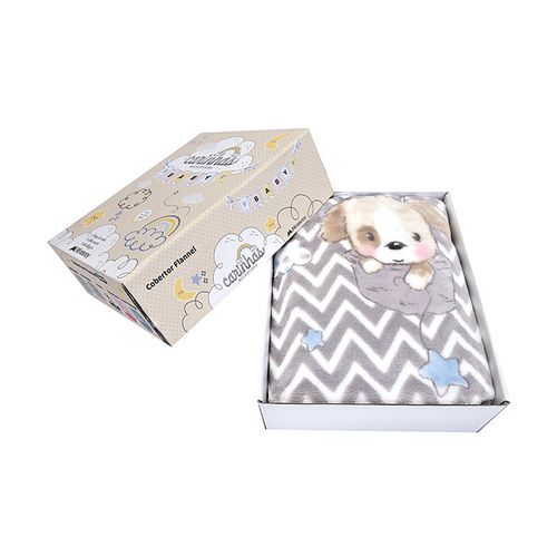 COBERTOR FLANEL BABY PREMIUM - CARINHAS # 5022 - MINASREY