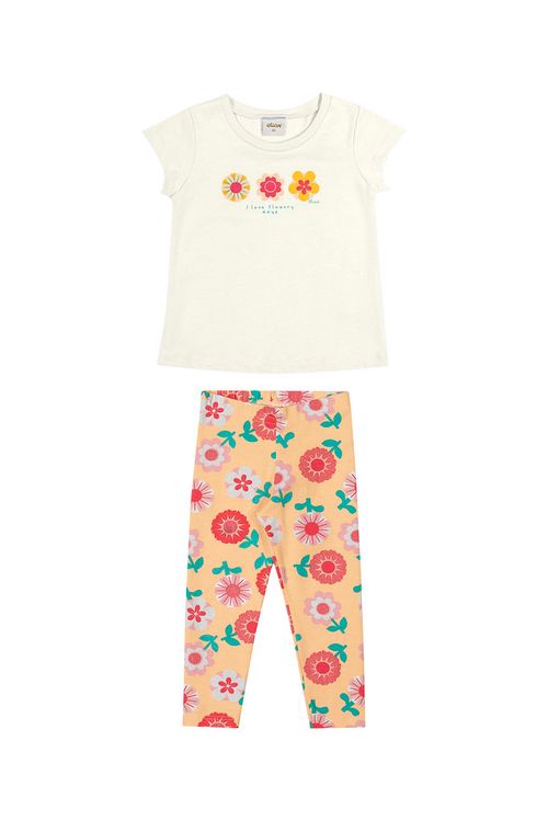 CONJUNTO INFANTIL - FEMININO - TAMANHO 1 AO 3 # 231982 - ELIAN