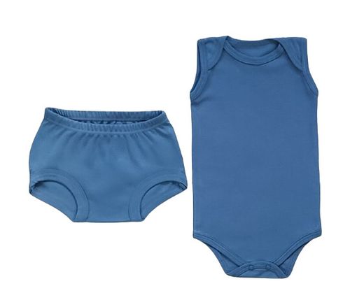 CONJUNTO BODY + COBRE FRALDA  - TAMANHO P AO G # 03666 - BABY DUFY