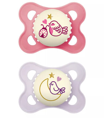 CHUPETA MAM NIGHT & DAY GIRLS COM 2 # CH22222/2912 - MAM BEBE SAUDE