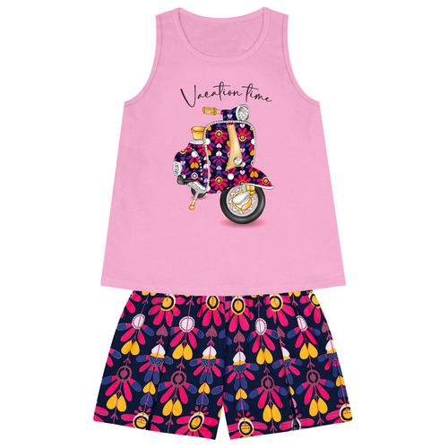 CONJUNTO INFANTIL - FEMININO - TAMANHO 4 AO 8 # 1000234 - KYLY